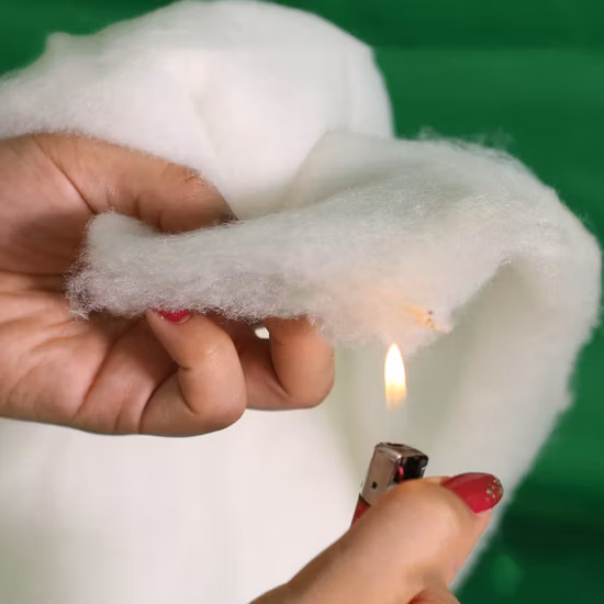 CFR 1633 Flame Retardant Viscoser Felt Wadding Use for Mattress