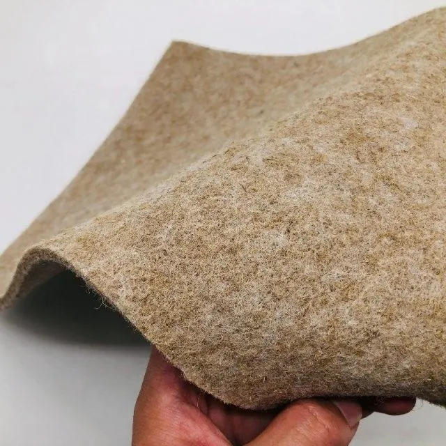 Pollution-Prevented Plant Fiber Jute/Hemp Felt for Mattresses Quilts Furniture Home Decoration